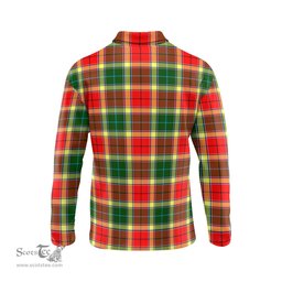 Scottish Gibsone (Gibson - Gibbs) Clan Crest Tartan Polo Long Sleeve Plaid Polo Shirt