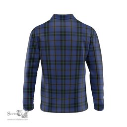 Scottish Hope (Vere - Weir) Tartan Long Sleeve Plaid Polo Shirt