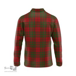 Scottish MacAlister of Glenbarr Clan Crest Tartan Polo Long Sleeve Plaid Polo Shirt