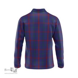 Scottish Lynch Tartan Long Sleeve Plaid Polo Shirt