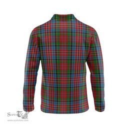 Scottish Kidd Tartan Long Sleeve Plaid Polo Shirt
