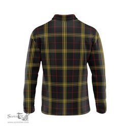 Scottish Gwynn Tartan Long Sleeve Plaid Polo Shirt