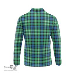 Scottish Graham of Montrose Ancient Tartan Long Sleeve Plaid Polo Shirt