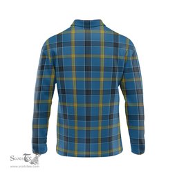 Scottish Laing Tartan Long Sleeve Plaid Polo Shirt