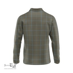 Scottish Haig Clan Crest Tartan Polo Long Sleeve Plaid Polo Shirt