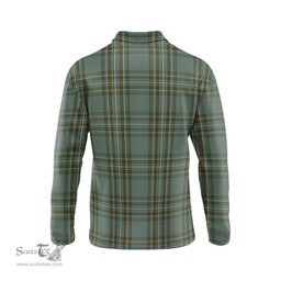 Scottish Kelly Dress Clan Crest Tartan Polo Long Sleeve Plaid Polo Shirt