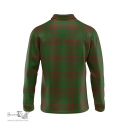 Scottish MacAlister of Glenbarr Hunting Tartan Long Sleeve Plaid Polo Shirt