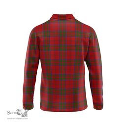 Scottish MacDonell of Keppoch Tartan Long Sleeve Plaid Polo Shirt