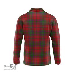 Scottish MacDougall Clan Crest Tartan Polo Long Sleeve Plaid Polo Shirt