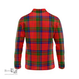 Scottish MacNicol of Scorrybreac Tartan Long Sleeve Plaid Polo Shirt