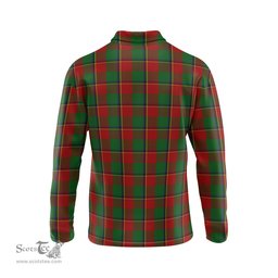 Scottish Turnbull Dress Clan Crest Tartan Polo Long Sleeve Plaid Polo Shirt