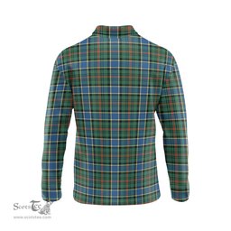 Scottish Ogilvie (Ogilvy) Hunting Ancient Clan Crest Tartan Polo Long Sleeve Plaid Polo Shirt
