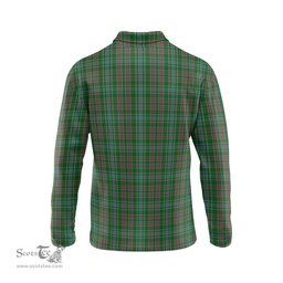 Scottish Ralston USA Tartan Long Sleeve Plaid Polo Shirt