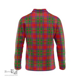 Scottish MacKintosh Modern Tartan Long Sleeve Plaid Polo Shirt