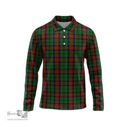 Scottish Walker James Tartan Long Sleeve Plaid Polo Shirt