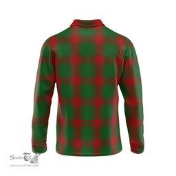 Scottish Middleton Clan Crest Tartan Polo Long Sleeve Plaid Polo Shirt
