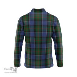 Scottish McFadzen #01 Tartan Long Sleeve Plaid Polo Shirt