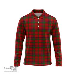 Scottish MacColl Tartan Long Sleeve Plaid Polo Shirt