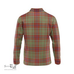 Scottish MacGillivray Hunting Ancient Clan Crest Tartan Polo Long Sleeve Plaid Polo Shirt