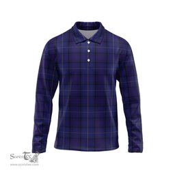 Scottish Payne Tartan Long Sleeve Plaid Polo Shirt