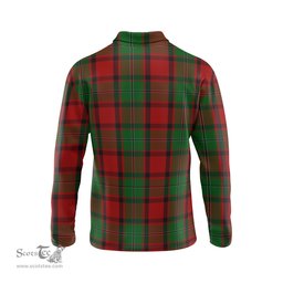 Scottish MacPhail Clan Crest Tartan Polo Long Sleeve Plaid Polo Shirt