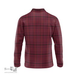 Scottish Williams of Wales Tartan Long Sleeve Plaid Polo Shirt