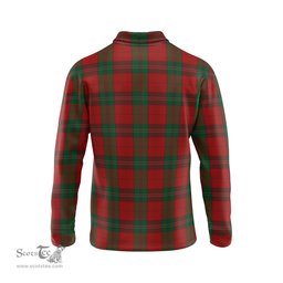 Scottish Thomas of Wales Tartan Long Sleeve Plaid Polo Shirt