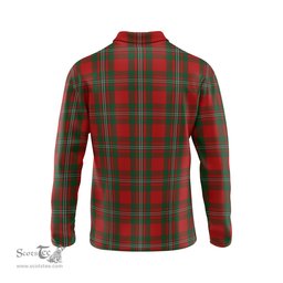 Scottish MacGregor Clan Crest Tartan Polo Long Sleeve Plaid Polo Shirt