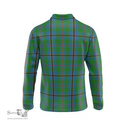 Scottish Snodgrass Tartan Long Sleeve Plaid Polo Shirt