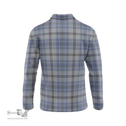 Scottish Tweedie Clan Crest Tartan Polo Long Sleeve Plaid Polo Shirt