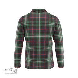 Scottish Rollo Hunting Clan Crest Tartan Polo Long Sleeve Plaid Polo Shirt
