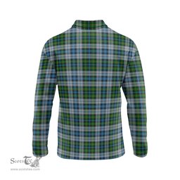 Scottish MacNeil Dress Clan Crest Tartan Polo Long Sleeve Plaid Polo Shirt