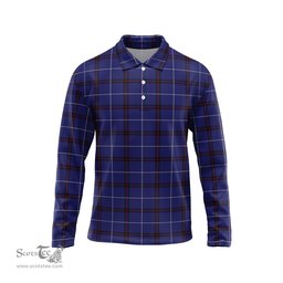 Scottish McCallie Tartan Long Sleeve Plaid Polo Shirt
