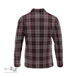 Scottish MacPherson Hunting Clan Crest Tartan Polo Long Sleeve Plaid Polo Shirt