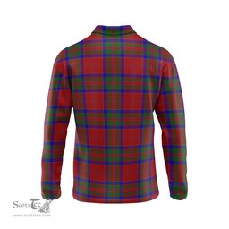 Scottish MacGillivray Clan Crest Tartan Polo Long Sleeve Plaid Polo Shirt