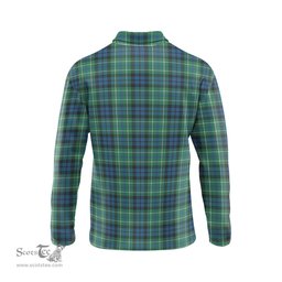 Scottish MacNeil of Colonsay Ancient Tartan Long Sleeve Plaid Polo Shirt