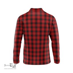 Scottish MacIver Clan Crest Tartan Polo Long Sleeve Plaid Polo Shirt