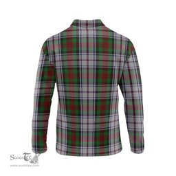 Scottish MacDuff Dress Clan Crest Tartan Polo Long Sleeve Plaid Polo Shirt