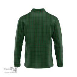 Scottish Skene or Tribe of Mar Clan Crest Tartan Polo Long Sleeve Plaid Polo Shirt