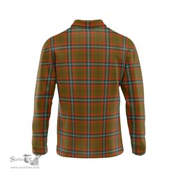 Scottish Seton Hunting Modern Clan Crest Tartan Polo Long Sleeve Plaid Polo Shirt
