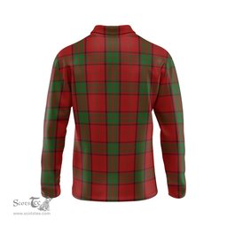 Scottish Maxwell Tartan Long Sleeve Plaid Polo Shirt