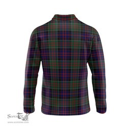Scottish MacDonald of Clan Ranald Tartan Long Sleeve Plaid Polo Shirt