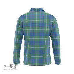 Scottish MacIntyre Hunting Ancient Clan Crest Tartan Polo Long Sleeve Plaid Polo Shirt