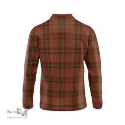Scottish McBrayer Tartan Long Sleeve Plaid Polo Shirt