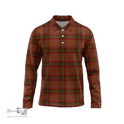 Scottish McBrayer Tartan Long Sleeve Plaid Polo Shirt