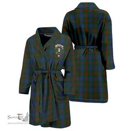 Scottish Buchanan Hunting Clan Family Crest Tartan Bathrobe