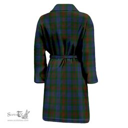 Scottish Buchanan Hunting Clan Family Crest Tartan Bathrobe