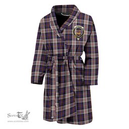 Scottish Cameron of Erracht Dress Clan Family Crest Tartan Bathrobe