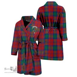 Scottish Auchinleck Clan Family Crest Tartan Bathrobe