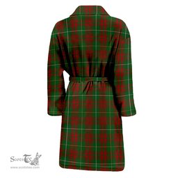 Scottish Bruce Hunting Clan Family Crest Tartan Bathrobe